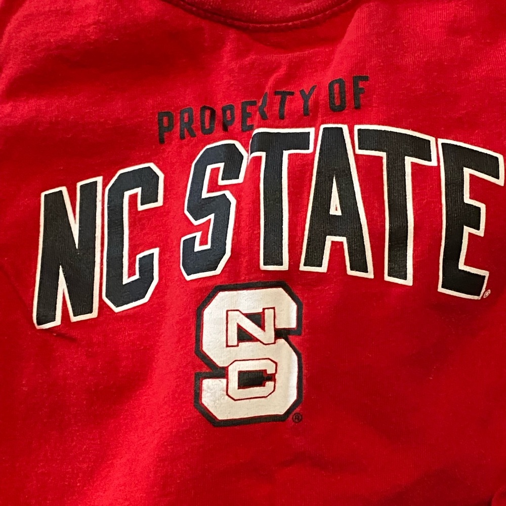 Boys NC State onesie and Stay Cozy!!!